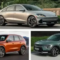 Auta. Kia, Hyundai, BMW, Lucid