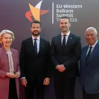 Milatovic spajic i uraula von der leyen eu crna gora