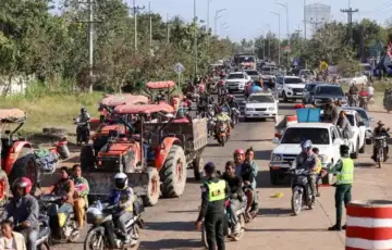 Tajland kambodza Hiljade raseljenih