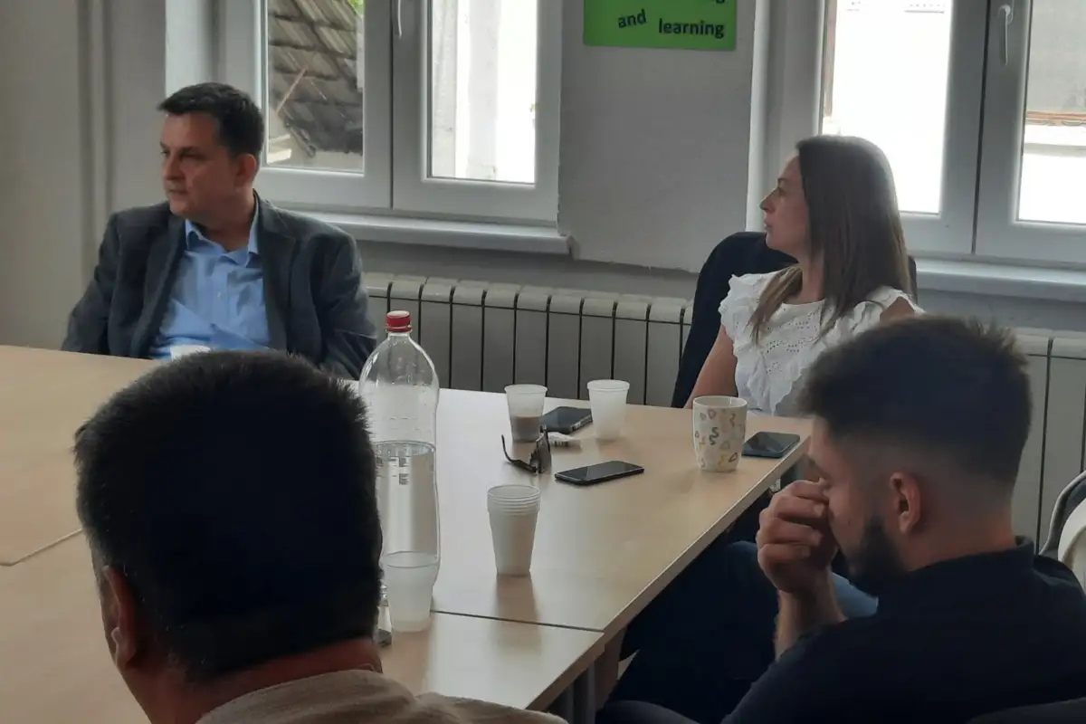 Načelnik Hasanbegović sa CIM-ovcima i gostima iz Ambasade