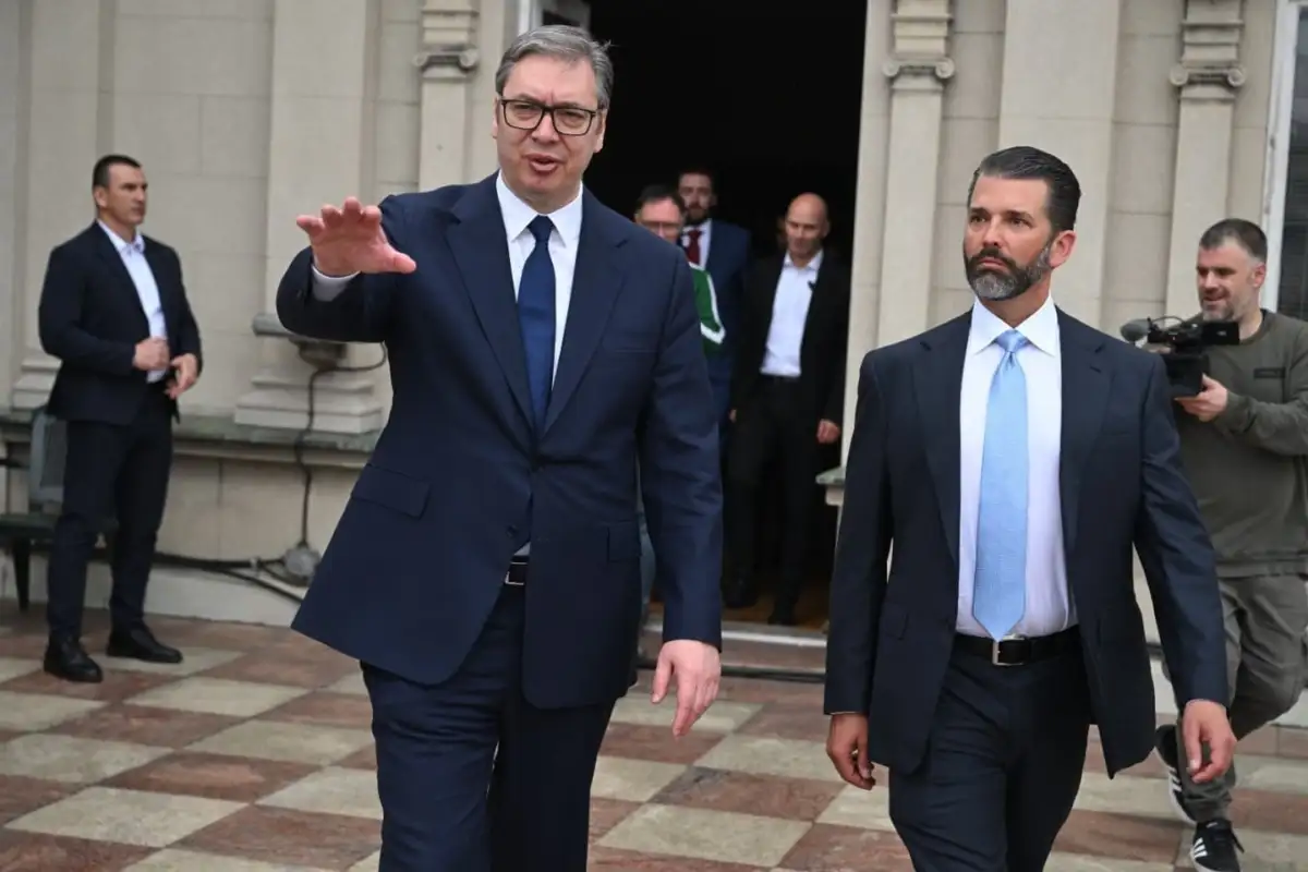 Aleksandar Vucic Donald Trump Jr 2