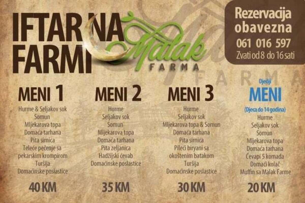 iftare na Malak Farmi
