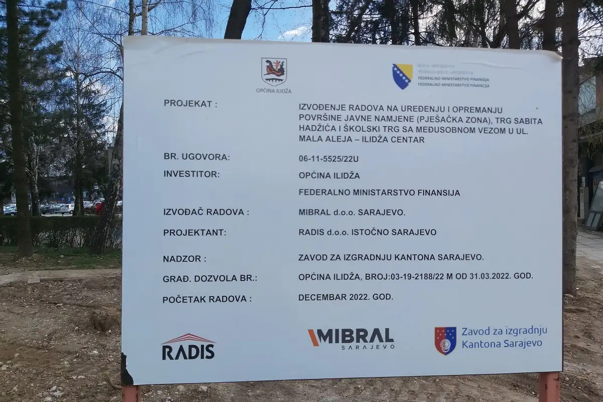 Obnova trga ilidza11