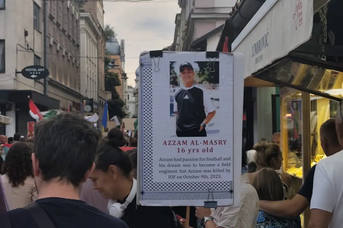 Sarajevo palestina protest bojkot izraela