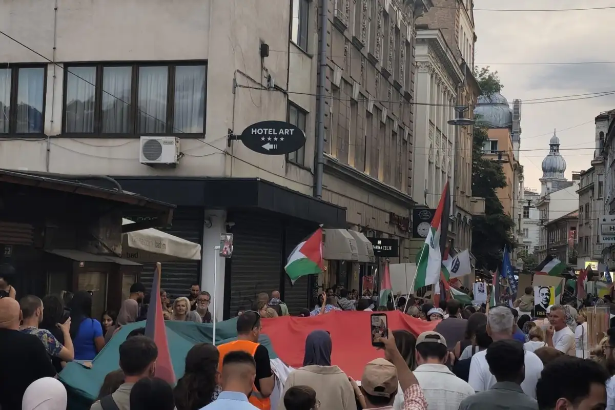 Sarajevo palestina protest bojkot izraela