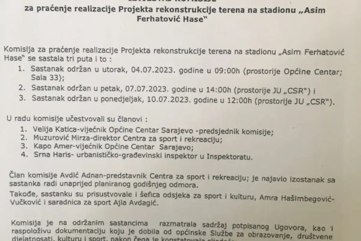 Izvjestaj komisije Opcine Centar 768x1024