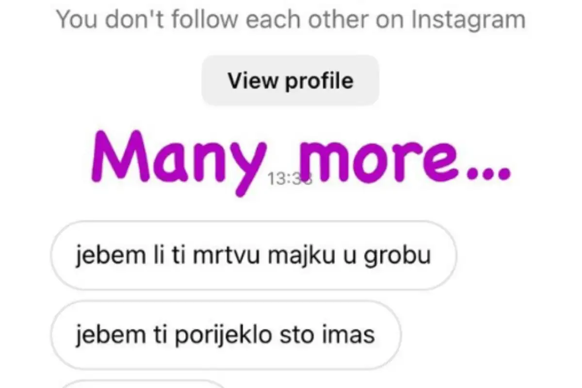 Prijetnje teniserki