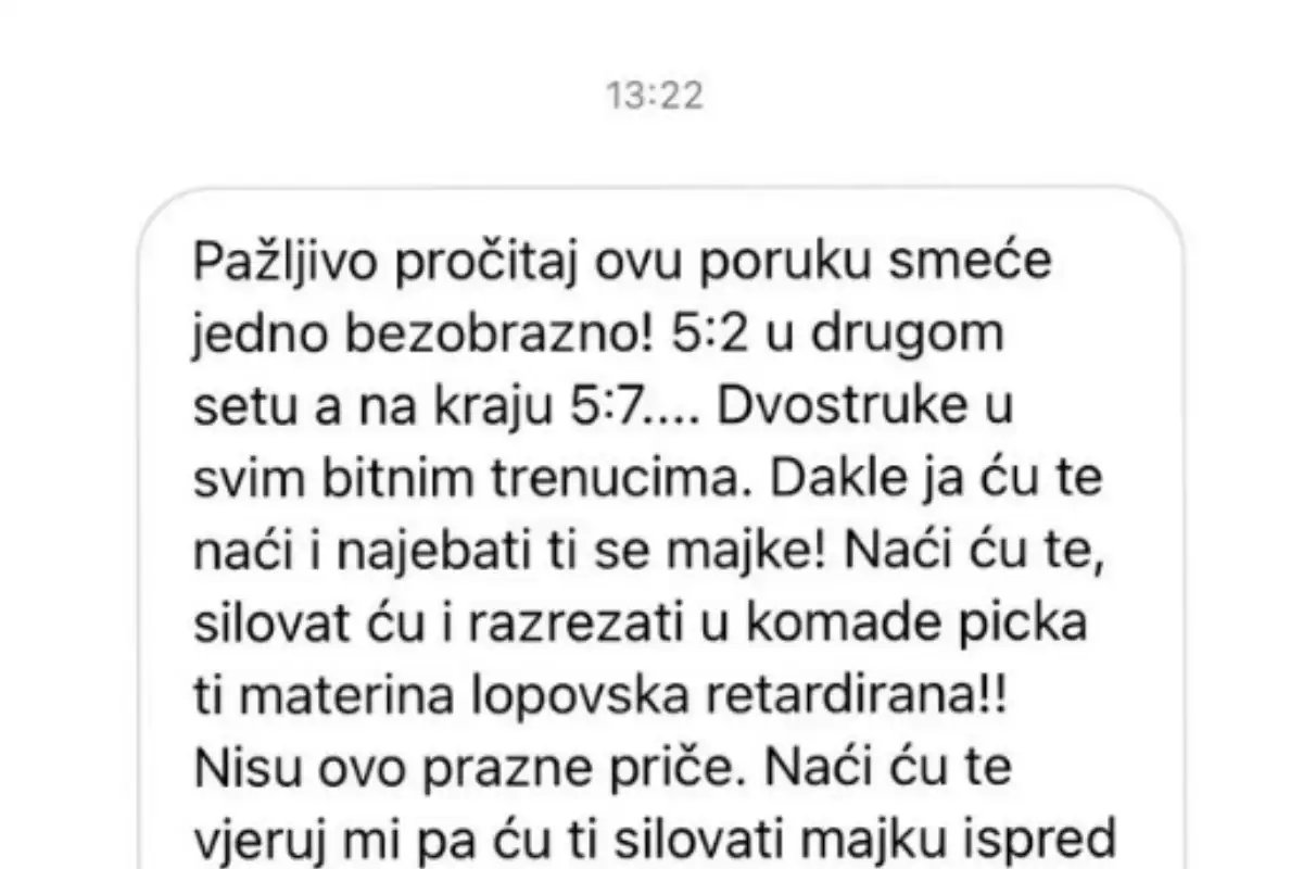 Prijetnje tenis