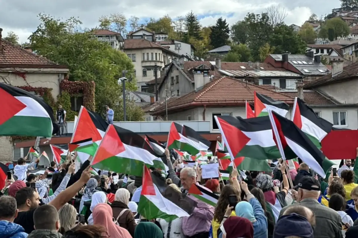 Sarajevo protesti palestina