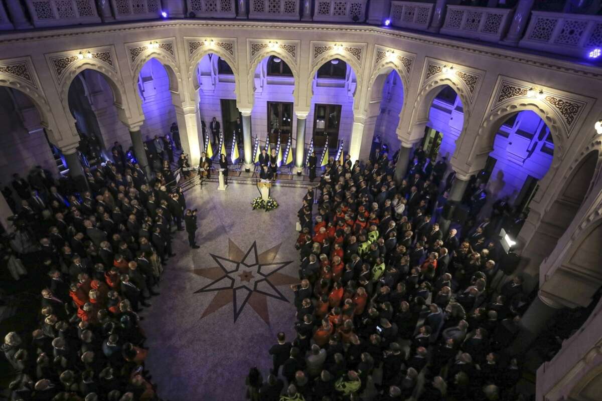 AA 20230301 30448340 30448318 KOMSIC NA PRIJEMU POVODOM 1 MARTA ZNAMO KO JE ZA NEZAVISNOST BIH A KO DA NAM STRANCI I SUSJEDI MIJENJAJU ZAKONE