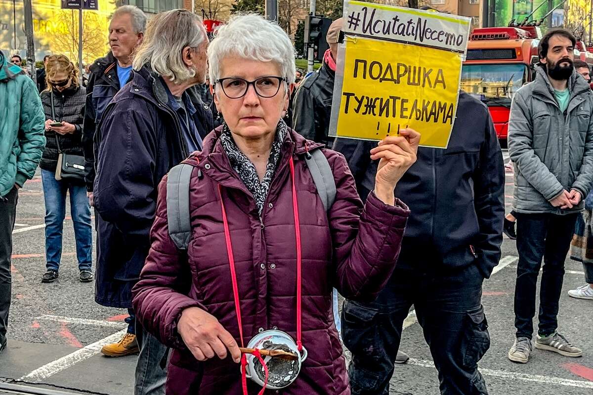AA 20230310 30535232 30535226 U BEOGRADU SKUP PODRSKE TUZITELJKAMA POZIV NA SVEOBUHVATNI NARODNI BUNT PROTIV REZIMA