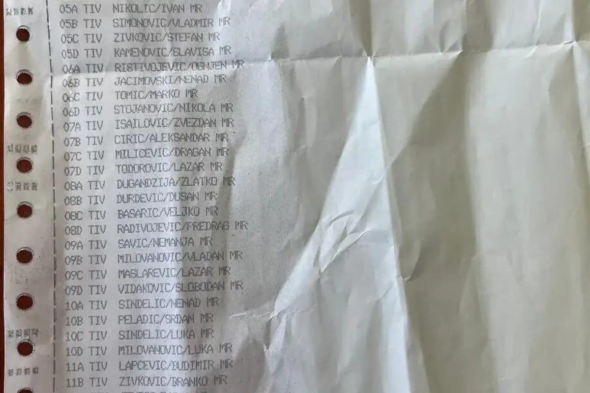 spisak putnici srbije vraceni iz crne gore/ PU Crna gora