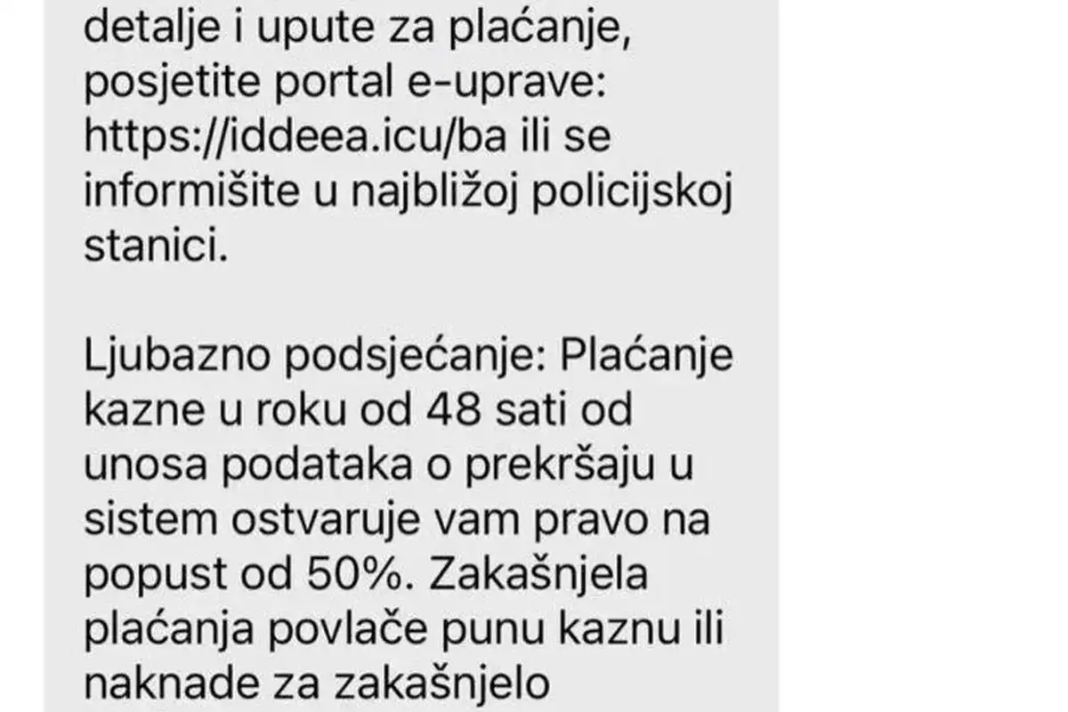 SMS prevare