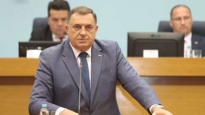 Milorad Dodik. Printscreen