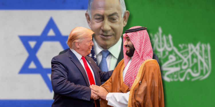 Donald trump Benjamin Netanyahu mohammed bin salman