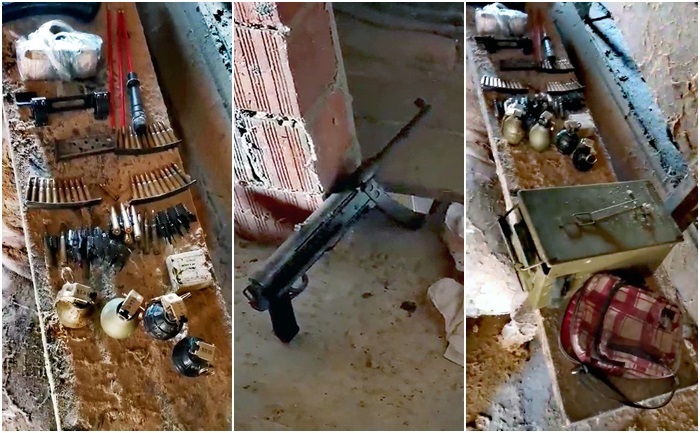 Mup srbije objavio fotografije arsenala pronadjenog u vikendici urosa blazica srbija oruzje 6455077922256